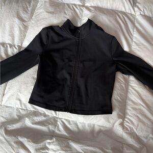 Aritzia Golden Butter Cropped Sweater